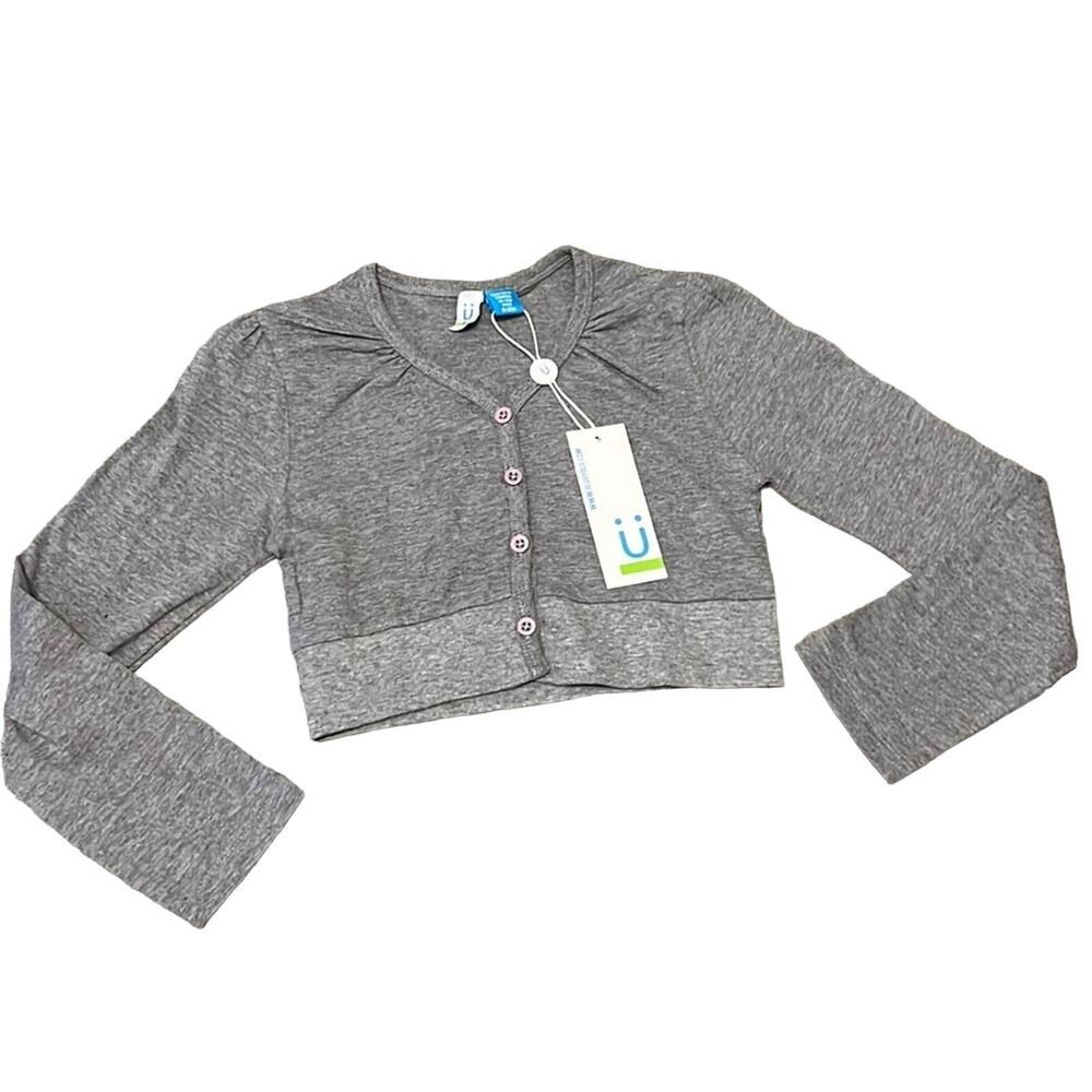 NWT Girls boutique brand BluByBlu Size 8 long sleeved button up top